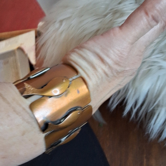 Rare Rebajes Mid Century Copper Fish Design Bracelet - Picture 12 of 12
